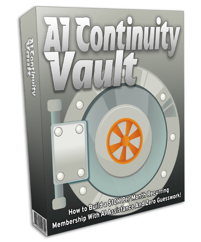 The AI Continuity Vault Bundle The AI Continuity Vault — official bundle graphic