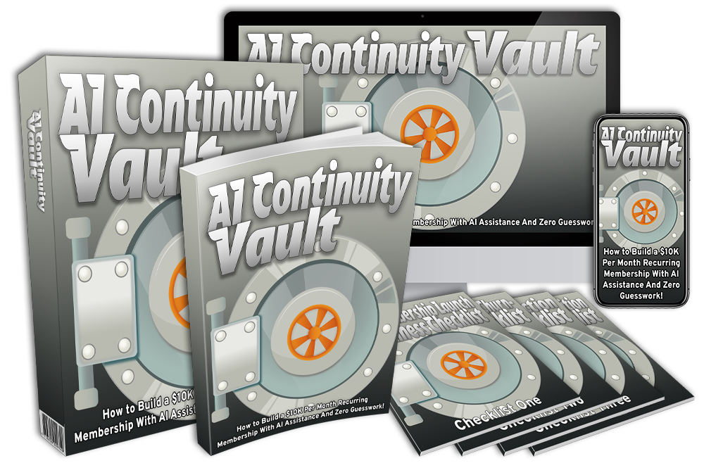 The AI Continuity Vault The AI Continuity Vault — official product cover